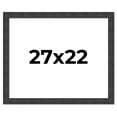 thumbnail image 1 of 27x22 Frame Brown Rustic Solid Wood Picture Frame 1.5 Inches Wide | Interior Frame Depth 0.5 Inches, 1 of 8