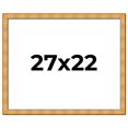 thumbnail image 1 of 27x22 Frame Gold Rustic Solid Wood Picture Frame | 1.25 Inch Wide Moulding | Rustique Gold, 1 of 8