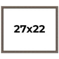 thumbnail image 1 of 27x22 Frame Silver Real Wood Picture Frame Width 1.25 Inches | Interior Frame Depth 0.5 Inches |, 1 of 8