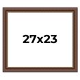 thumbnail image 1 of 27x23 Copper and Brown Real Wood Picture Frame Width 2 inches | Interior Frame Depth 0.5 inches |, 1 of 8