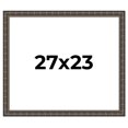 thumbnail image 1 of 27x23 Frame Black Bamboo Solid Wood Picture Frame Width 1.5 Inches | Interior Frame Depth 0.5, 1 of 8