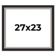 thumbnail image 1 of 27x23 Frame Black Real Wood Picture Frame Width 2.25 Inches | Interior Frame Depth 0.5 Inches |, 1 of 8