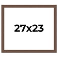 thumbnail image 1 of 27x23 Frame Brown Farmhouse Solid Wood Picture Frame Width 1.5 Inches | Interior Frame Depth 0.5, 1 of 8