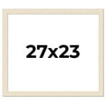 thumbnail image 1 of 27x23 Frame White Real Wood Picture Frame Width 1.5 inches | Interior Frame Depth 0.5 inches | Barn, 1 of 8
