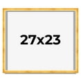 thumbnail image 1 of 27x23 Shadow Box Frame Gold | 1.625 Inches Deep Real Wood Traditional Shadowbox Display Frame | UV, 1 of 5