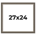 thumbnail image 1 of 27x24 Frame Brown Solid Wood Picture Frame | 1.75 Inch Moulding Width | Austin Frame Complete with, 1 of 8