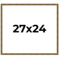 thumbnail image 1 of 27x24 Frame Gold Kingsley Distressed Solid Wood Picture Frame Width 0.75 Inches | Interior Frame, 1 of 8