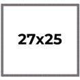 thumbnail image 1 of 27x25 Frame Blue Kingsley Pewter Solid Wood Picture Frame Width 0.75 Inches |Interior Depth 0.5, 1 of 8