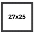 thumbnail image 1 of 27x25 Frame Brown Rustic Solid Wood Picture Frame 1.5 Inches Wide | Interior Frame Depth 0.5 Inches, 1 of 8