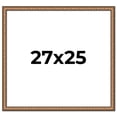 thumbnail image 1 of 27x25 Frame Gold Real Wood Picture Frame Width 1.25 inches | Interior Frame Depth 0.5 inches |, 1 of 8