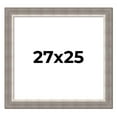 thumbnail image 1 of 27x25 Frame Grey Real Wood Picture Frame Width 2.75 Inches | Interior Frame Depth 0.5 Inches |, 1 of 8