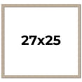 thumbnail image 1 of 27x25 Frame Grey Solid Wood Picture Frame Width 1 Inches | Interior Frame Depth 0.5 Inches |, 1 of 8