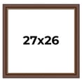 thumbnail image 1 of 27x26 Copper and Brown Real Wood Picture Frame Width 2 inches | Interior Frame Depth 0.5 inches |, 1 of 8