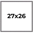 thumbnail image 1 of 27x26 Frame Blue Kingsley Pewter Solid Wood Picture Frame Width 0.75 Inches |Interior Depth 0.5, 1 of 8