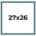 thumbnail image 1 of 27x26 Frame Blue Rustic Barnwood Solid Wood Picture Frame Width 1.25 Inches | Interior Depth 0.5, 1 of 8