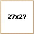 thumbnail image 1 of 27x27 Frame Beaded Gold Solid Wood Picture Frame | 0.75 Inches Moulding Width | Liscio Oro, 1 of 8