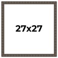 thumbnail image 1 of 27x27 Frame Black Bamboo Solid Wood Picture Frame Width 1.5 Inches | Interior Frame Depth 0.5, 1 of 8