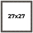 thumbnail image 1 of 27x27 Frame Black-Brown Medieval Solid Wood Picture Frame | 1.5 Inch Moulding Width | Gotham, 1 of 8