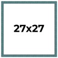 thumbnail image 1 of 27x27 Frame Blue Rustic Barnwood Solid Wood Picture Frame Width 1.25 Inches | Interior Depth 0.5, 1 of 8