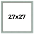 thumbnail image 1 of 27x27 Frame Blue Teal Distressed Solid Wood Picture Frame | 1.625 Inch Moulding Width | Sonoma Blue, 1 of 8