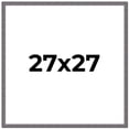 thumbnail image 1 of 27x27 Frame Slate Blue Distressed Rustic Solid Wood Picture Frame | 0.75 Inch Moulding Width |, 1 of 8