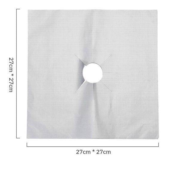 27x27cm Gas Stove Protector Mat | Heat Resistant Cooktop Mat for Grease & Spill Protection