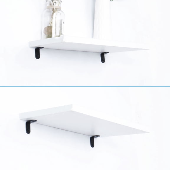 27x27mm Angle Bracket Metal Black Right Angle Brackets Corner Braces Support with Screws, 12pcs