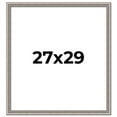thumbnail image 1 of 27x29 Frame Grey Real Wood Picture Frame Width 1.25 inches | Interior Frame Depth 0.5 inches | Hans, 1 of 8