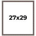 thumbnail image 1 of 27x29 Frame Silver Real Wood Picture Frame Width 1.25 Inches | Interior Frame Depth 0.5 Inches |, 1 of 8