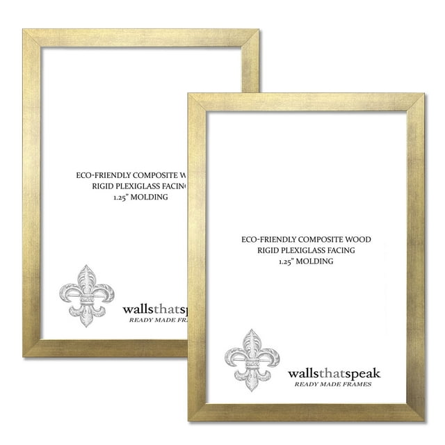 27x29 Gold Picture Frame for Puzzles Posters Photos or Artwork (2-Pack)
