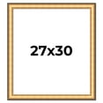 thumbnail image 1 of 27x30 Frame Gold Plein Aire Solid Wood Picture Frame Width 2 Inches | Interior Frame Depth 0.5, 1 of 8