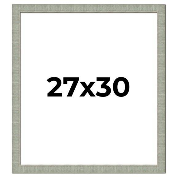 27x30 Frame Green Desert Pear Solid Wood Picture Frame | 1.625 Inch Moulding Width | Interior Frame