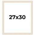 thumbnail image 1 of 27x30 Frame White Real Wood Picture Frame Width 1.5 inches | Interior Frame Depth 0.5 inches | Barn, 1 of 8