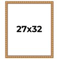 thumbnail image 1 of 27x32 Frame Gold Real Wood Picture Frame Width 1.5 inches | Interior Frame Depth 0.5 inches |, 1 of 8