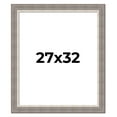 thumbnail image 1 of 27x32 Frame Grey Real Wood Picture Frame Width 2.75 Inches | Interior Frame Depth 0.5 Inches |, 1 of 8