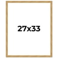 thumbnail image 1 of 27x33 Frame Beige Real Wood Picture Frame Width 1.25 inches | Interior Frame Depth 0.5 inches |, 1 of 8