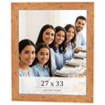 thumbnail image 1 of 27x33 Frame Beige Real Wood Picture Frame Width 1.25 inches | Interior Frame Depth 0.5 inches |, 1 of 8