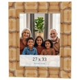 thumbnail image 1 of 27x33 Frame Beige Real Wood Picture Frame Width 3 inches | Interior Frame Depth 0.5 inches |, 1 of 8