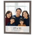 thumbnail image 1 of 27x33 Frame Blue Kingsley Pewter Solid Wood Picture Frame Width 0.75 Inches |Interior Depth 0.5, 1 of 8