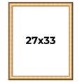 thumbnail image 1 of 27x33 Frame Gold Plein Aire Solid Wood Picture Frame Width 2 Inches | Interior Frame Depth 0.5, 1 of 8