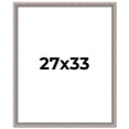thumbnail image 1 of 27x33 Frame Grey Real Wood Picture Frame Width 1.25 inches | Interior Frame Depth 0.5 inches | Hans, 1 of 8