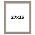 thumbnail image 1 of 27x33 Frame Grey Real Wood Picture Frame Width 2.75 Inches | Interior Frame Depth 0.5 Inches |, 1 of 8
