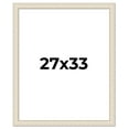 thumbnail image 1 of 27x33 Frame White Real Wood Picture Frame Width 1.75 inches | Interior Frame Depth 0.5 inches |, 1 of 8