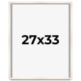thumbnail image 1 of 27x33 Frame White Wheat Solid Wood Picture Frame | Moulding Width 0.75 Inches | Interior Depth 0.5, 1 of 8