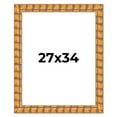 thumbnail image 1 of 27x34 Frame Beige Real Wood Picture Frame Width 3 inches | Interior Frame Depth 0.5 inches |, 1 of 8