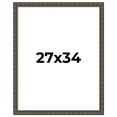 thumbnail image 1 of 27x34 Frame Black Bamboo Solid Wood Picture Frame Width 1.5 Inches | Interior Frame Depth 0.5, 1 of 8