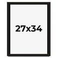 thumbnail image 1 of 27x34 Shadow Box Black Solid Wood Display Picture Frame | 1 Inch Rabbet Depth | | 1.375 Inch, 1 of 4