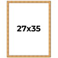 thumbnail image 1 of 27x35 Frame Gold Rustic Solid Wood Picture Frame | 1.25 Inch Wide Moulding | Rustique Gold, 1 of 8