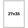 thumbnail image 1 of 27x35 Frame Silver Inner Slope Bevel Picture Frame | 1 Inch Moulding Width | 0.75 Inch Rabbet Depth, 1 of 8