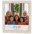 thumbnail image 1 of 27x35 Frame White Real Wood Picture Frame Width 1.5 inches | Interior Frame Depth 0.5 inches |, 1 of 8